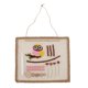 thumbnail image 2 of Pintura de Jardín Casero Decorativo Colgante De Pared Ornamento De Macramé Artesanal Para Niños BLESIY pintura de palo de madera natural, 2 of 8