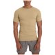 thumbnail image 2 of Blusas y camisas de cuello redondo y manga corta para hombre. Jersey deportivo de alta elasticidad acanalado con inserción en los hombros de color liso para hombre. Blusas de poliéster de manga corta, 2 of 7