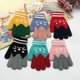 thumbnail image 1 of 6 pares de guantes de dedos para niños Otoño Invierno Guantes cálidos Manoplas con forro de felpa Guantes dulces Guantes de esquí, 3-8 años, Esquí Snowboard Jugar Correr Necesidades Adepaton LN-2045, 1 of 7