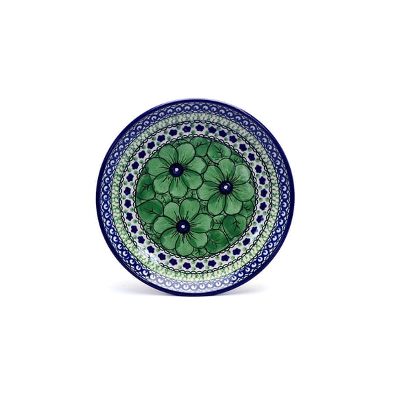 Polish Pottery Plate - Salad/Dessert (7 3/4") - Unikat Signature U408A