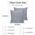 thumbnail image 2 of Navy Blue Boho Outdoor Pillow Covers 16x16 Inch Throw Pillow Covers Set of 2 Waterproof Decorative Pillow Cases Farmhouse Country Flowers Plaid Textured Cushion Covers for Patio Furniture Garden, 2 of 8