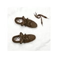 thumbnail image 4 of Women's Extra Wide Shoestrings Flat Satin Ribbon Shoelaces for Sneakers 2 Pairs Chocolate 180cm/70.9", 4 of 4