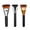 Black Silver(1pc), variant on 1 Piece Professional Flat Contouring Brush Blush&Contour Makeup Brush Makeup Tool