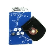 Cosmic Wimpout Deluxe Travel Dice Game - Blue