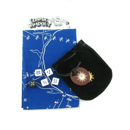Cosmic Wimpout Deluxe Travel Dice Game - Blue