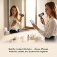 thumbnail image 3 of Xtreme Power 27W International Travel Adapter Wall Charger, 2 USB-C & 2 USB-A Ports, G/C/I Plug Types, White, 3 of 8