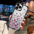 thumbnail image 1 of Love Heart Phone Case For iPhone 11 Case iPhone 15 Pro 13 12 14 Pro Max 12 Mini XR XS X 7 8 Plus SE Soft Silicone Flower Cover   RJ, 1 of 7