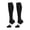 Black -AK11, variant on Domzle Compression Socks Comfortable & Supportive Soft Fabric, Cushioned Footbed, Arch Support , Knee High Support Socks,for Daily Wear Hot Pink