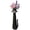 (Cat,Black), variant on Harliver Handcrafted Quirky Cat Vase, Whimsical Animal Themed Shaped Ceramic Flower Ornaments, Cute Cat Planter for Small Bouquets, Decorative Cat Vase Unique Gift for Cats Lovers (Cat,Red)