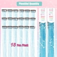 thumbnail image 2 of 12pcs Hair Tinsel Clip in Hair Tinsel Kit Glitter Tinsel Hair Extensions 20Inch Sparkling Fairy Hair Tinsel Shiny Hair Accessories for Women Girls Kids (Colorful), 2 of 9