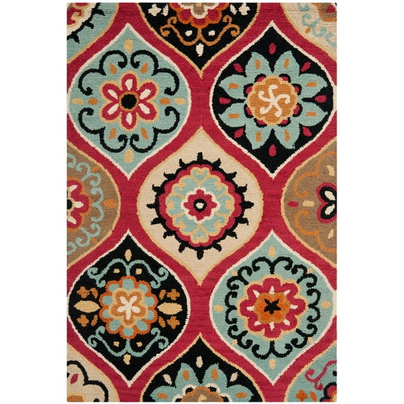 SAFAVIEH Roslyn ROS415A Handmade Blue / Multi Rug
