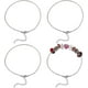 thumbnail image 1 of 1 caja de 12 pulseras de cadena de serpiente con dijes, pulseras de dijes de plata a granel con cierre de langosta, pulsera de cadena de serpiente ajustable de metal y acero inoxidable, 1 of 6