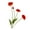 Red, variant on Silk Artificial Flower with Stem -1 Pc, Faux Poppy Spring Flowers for Home Kitchen Wedding Decorations Floral Arrangement Table Centerpieces Vase Bouquet