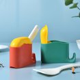 thumbnail image 3 of Zeus1 Set Rice Spoon Holder Detachable Dustproof PP Smooth Stand Rice Paddle Scooper Rack for Kitchen, 3 of 6