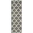 thumbnail image 5 of SAFAVIEH Montreal Lennart Geometric Quatrefoils Shag Area Rug, Grey/Ivory, 6'7" Round, 5 of 10