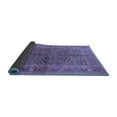 thumbnail image 2 of Ahgly Company Indoor Square Oriental Blue Industrial Area Rugs, 4' Square, 2 of 4