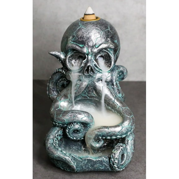 Nautical Cthulhu Octopus Tentacles Sea Monster Backflow Incense Cone Burner