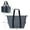 Gray-552, variant on Large Capacity Insulated Picnic Basket Camping Travel Cooler Tote Bag Thermal Insulation for Outdoor Family Picnics Beach Days, UKHBMC | Black
