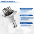 thumbnail image 4 of Conjunto de Carcasa de Termostato de Refrigerante de Aleación de Aluminio Unique Bargains para Buick Envision 2.0L 2.5L 2017-2020 Reemplazo No.902-2089/9022089/12651603/12679095 1 Pcs, 4 of 7