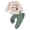 Green, variant on Dakiuu Baby Boys Girls 2 Pieces Fall Winter Sweatsuit Casual Clothes Toddler Kids Long Sleeve Sweatshirt Tops and Drawstring Jogger Pants Outfit Clothing