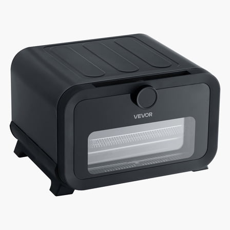 VEVOR Pizza Oven, 8 Presets Electric Pizza Ovens Air Fry Combo, 12-Inch Indoor Pizza Maker Smart Knob Control , 750掳F Max Temp, IPX4 Waterproof Countertop Pizza Cooker w/Pizza Stone, Fry Basket