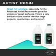 thumbnail image 3 of Counter Culture DIY Clear Artist Resin, 8 oz Kit, Art Epoxy Supplies for Metallic Stains Acrylic 100% Solids Easy Coat No VOCs Scratch UV Heat Resistant 500 Degrees, 3 of 3