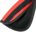 thumbnail image 6 of 2pcs Universal Car Seat Belt Cover Pads Faux Leather Shoulder Seatbelt Pads Cover Driving Black Red, 6 of 7