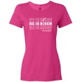thumbnail image 3 of Inktastic He is Risen Mirror Words Women's T-Shirt, 3 of 5