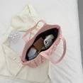thumbnail image 2 of Bolsa De Hombro Bolso de mano para mujer, bolso de mano sólido de ocio acolchado coreano, bolso de mano para mujer (rosa) Ehuebsd Para Estrenar, 2 of 9