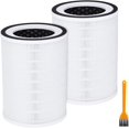thumbnail image 1 of True HEPA KILO Filter, H13 True HEPA 360° 3-Stage Filtration KILO Filter Compatible with Af*loia KILO, KILOPRO, MIRO, MIRO PRO and MORENTO KILO Air purifier,Pack of 2, 1 of 6