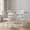 White, variant on 2-Pack Wooden Dining Chairs, Solid Wood Spindle Back Side Chair Set of 2, Mid-Century Modern Armless Kitchen Chairs for Dining Living Room