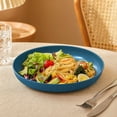 thumbnail image 6 of Dinner Plates with Deep Rim for Serving Salad and Pasta, Microwave and Dishwasher Safe Reusable Plates, 6 of 6