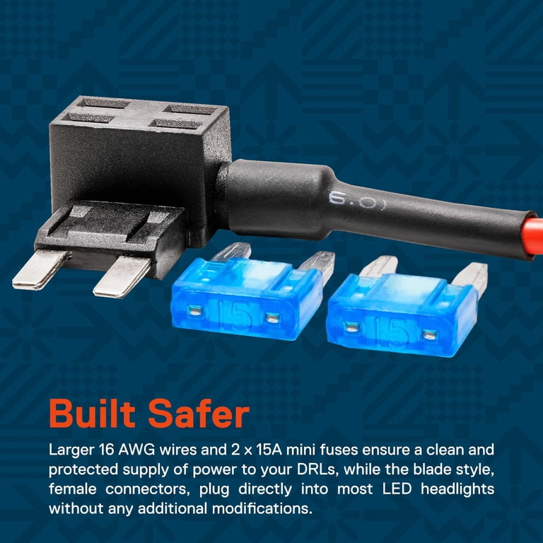 Headlight Conversion Cable DRL Daytime Running Light Headlight Conversion Cable DRL Daytime Running Light
