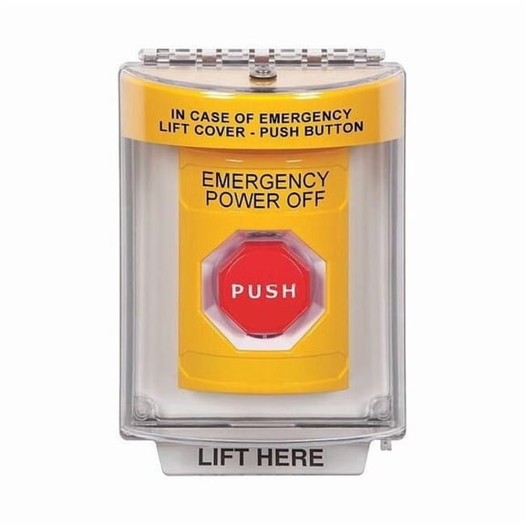 Emergency Power Off Push Button,2-7/8" D