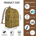 thumbnail image 4 of Artistic Tiger Pattern Backpack – Bengal Stripes Jungle Bookbag for Lovers of Wildlife, Travel, and Adventure, 4 of 5
