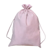 SLYNSHome Christmas Large Gift Bags,Drawstring Santa Claus Bag for Christmas Party Decor Xmas Stocking Stuffer Supplies - Pink