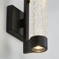 thumbnail image 3 of Artika Bubble Flow Modern LED Outdoor Wall Light Fixture, Black, 3 of 4