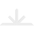 thumbnail image 2 of 84"W x 42"H x 2"D x 6"F, 12/12 Pitch, Saratoga Architectural Grade PVC Gable Bracket, 2 of 8