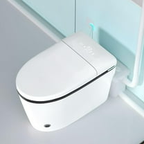 750W Macerating Upflush Smart Toilet with Pump System for Basement,Toilets with Bidet 3-Water-inlet [ADA Tall], [Dual Flush] for Sink, Toilet, Bathtub, [750 Watt]