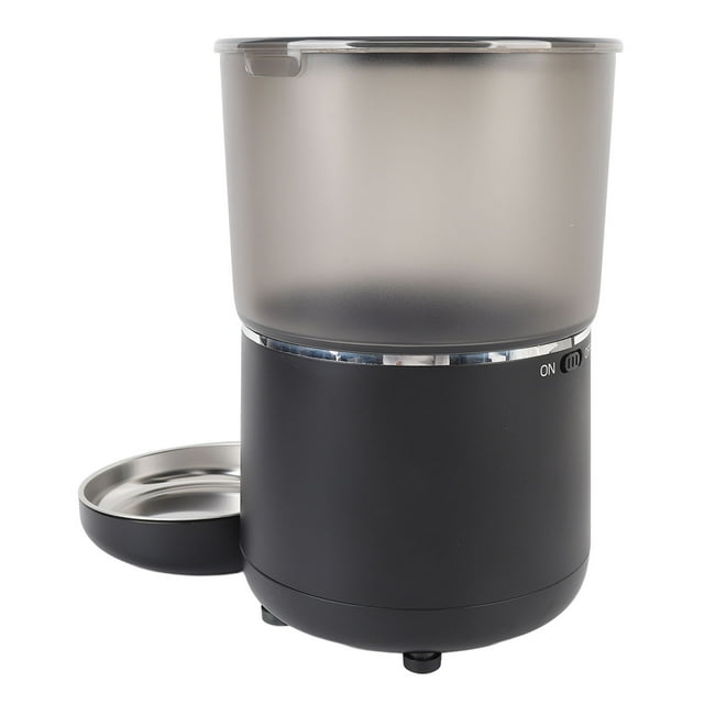 Automatic Cat Feeder, 4L Timed Cat Food Dispenser Programmable 1-6 Meals for Cat and Small Medium Dog, Auto Pet Feeder Easy to Set Up Dual Power Supply, Detachable Washable