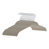 Unique Bargains Velvet Non-Slip Durable Space Saving Clothes Hangers 20 Packs Gray