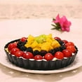 thumbnail image 3 of ziyahi 1PCS Non-Stick Removable Loose Bottom Quiche Pan Round Pie Pizza Pan with Removable Base, 3 of 6