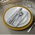 thumbnail image 2 of American Atelier, Round, Melamine Snake Gold Decorative Charger Plates, Set of 4, 13 inches, 2 of 6