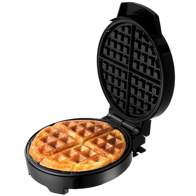 Lumme Waffle Maker, Electric Belgian Waffle Iron for Waffles, Paninis, Hash browns, etc. Black