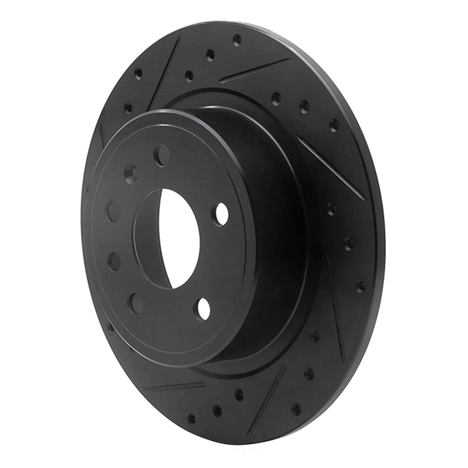 Dynamic Friction Company 633-65012L DFC Brake Rotor - Drilled And Slotted - Black