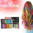 thumbnail image 1 of Temporary Hair Chalk Pens Hair Dye Washable Hair Color Non-toxic Temporary Bright Hair Color Cream for Girls Kids Adults, 1 of 9