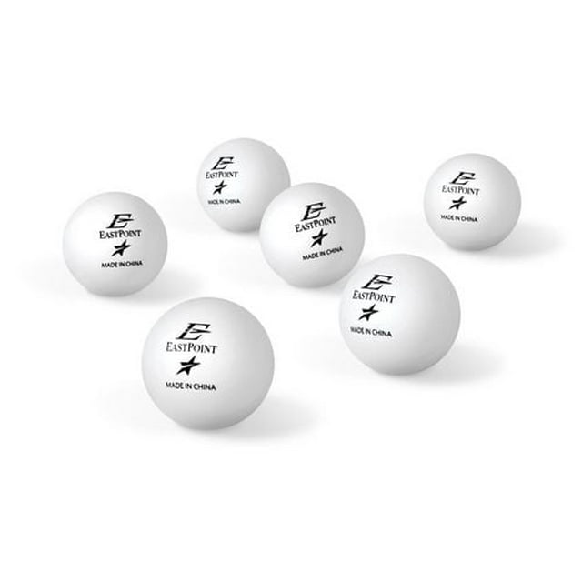 EastPoint Sports 40mm 1 Star White Recreation Table Tennis Balls