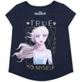 thumbnail image 3 of Disney 3-Pack Frozen II T Shirts for Girls and Toddlers with Princess Elsa and Anna, 3 of 4