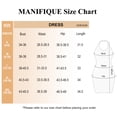 thumbnail image 7 of MANIFIQUE Shapewear Slip Dress with Built in Bra for Women V-Neck Halter Tummy Control Full Slips Convertible straps, 7 of 7