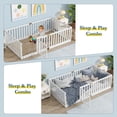 thumbnail image 4 of Montessori Floor Bed with High Rails, Solid Wood Montessori Bed Frame for Kids,, 4 of 7